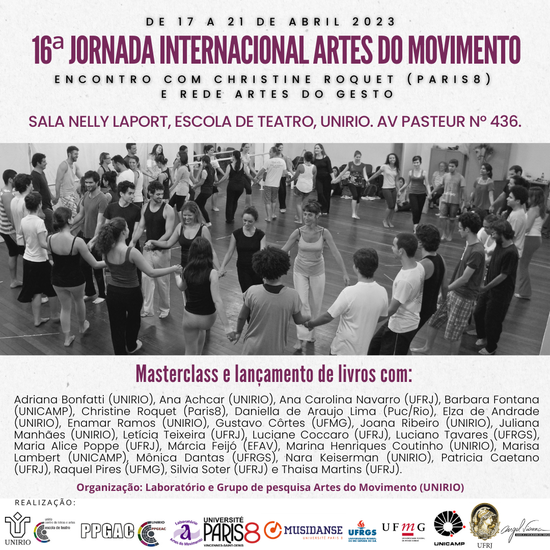 16ª Jornada Artes do Movimento