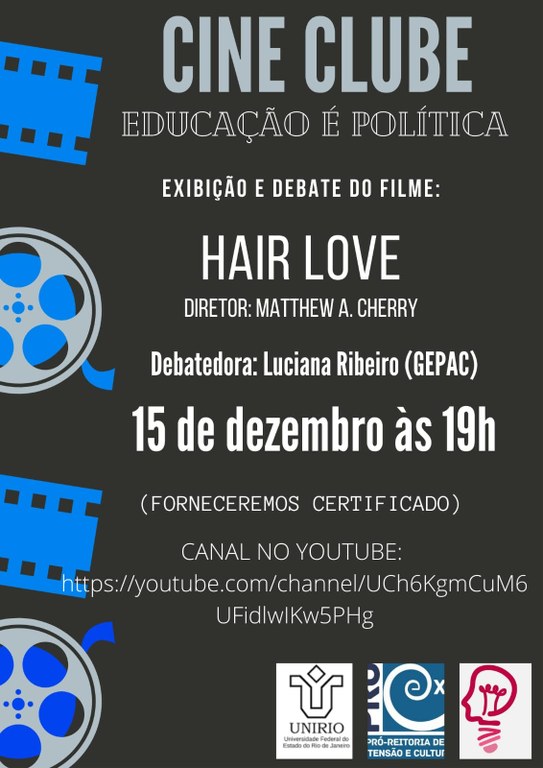 Cineclube Educação é Política - Hair Love