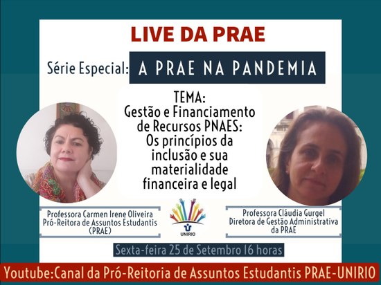 Live da Prae 25 de setembro