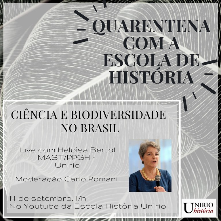 Quarentena com a História 14 set