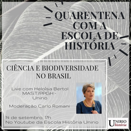 Quarentena com a História 14 set