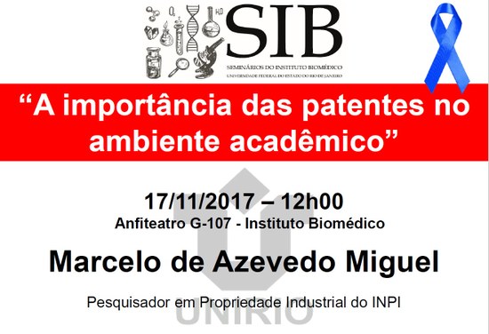 Pesquisador do INPI falará sobre patentes no meio acadêmico (Imagem: Divulgação)