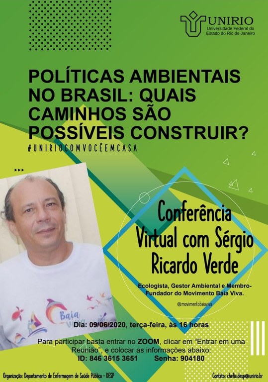 Unirio com você em casa 9 de junho