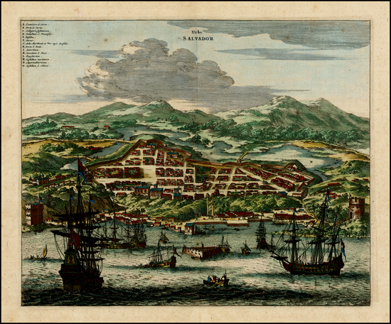 Montanus, 1671, "Urbs Salvador"