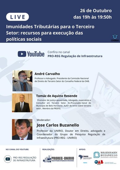 Live imunidades tributárias