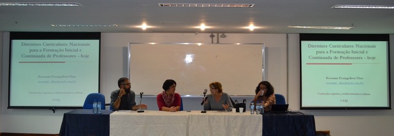 Mesa na tarde desta quinta-feira (19) reuniu especialistas da UNIRIO, Uerj e UFF (Foto: Comso)
