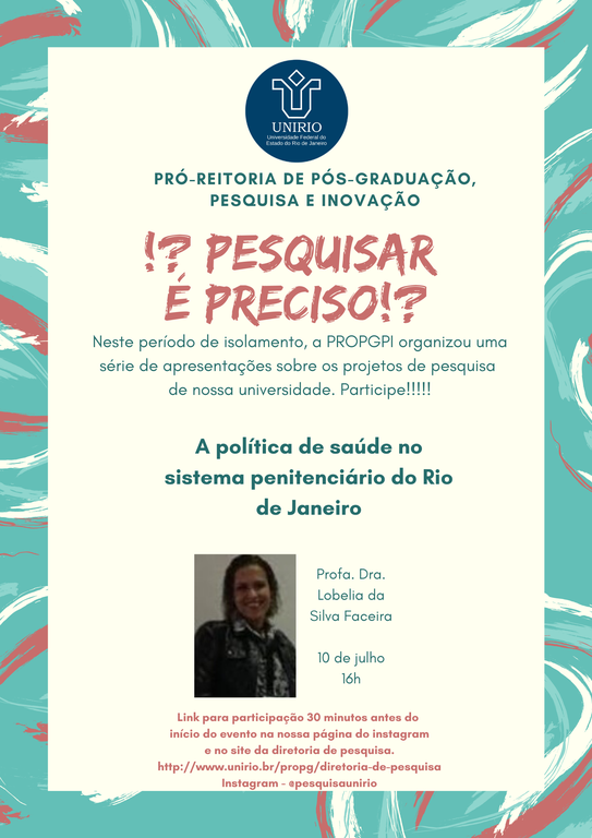Pesquisar é preciso 10 de julho