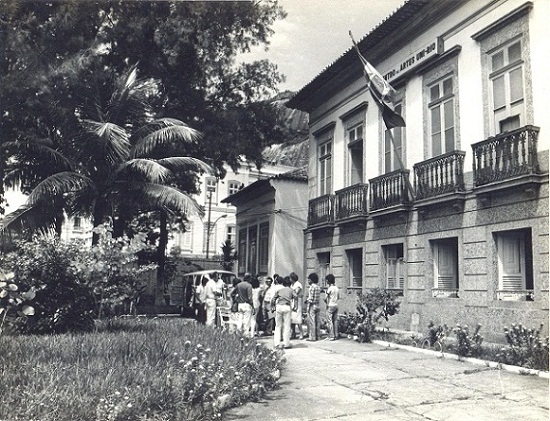 Antigo prédio do Centro de Artes, onde atualmente está localizada a Reitoria