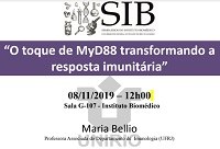Ciclo de Seminários do IB discute ' O toque de MyD88 transformando a resposta imunitária'