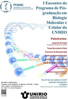 Inscrições para o I Encontro do Programa de Pós-Graduação em Biologia Molecular e Celular da UNIRIO terminam nesta sexta-feira, dia 17