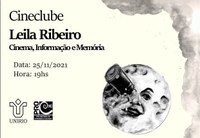 Cineclube Leila Ribeiro promove segunda sessão no dia 25