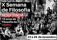 Inscrições para Semana de Filosofia se encerram nesta segunda-feira, dia 22