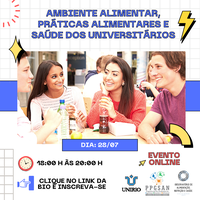 Evento: "Ambiente Alimentar, Práticas Alimentares e Saúde dos Universitários”