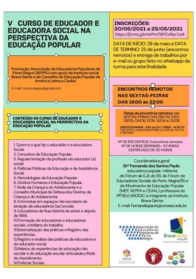 V Curso de Educador