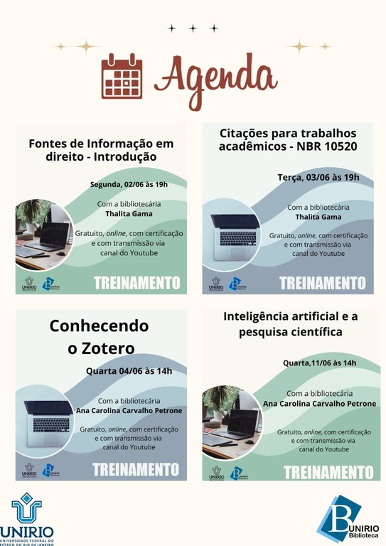 Agenda treinamento Bsen Junho/2025 Agenda treinamento Bsen Junho/2025