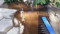 Realizada a limpeza da cisterna do Bloco D