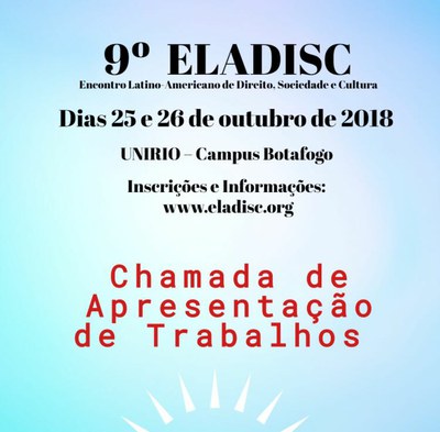 9º Encontro Latino-Americano de Direito, Sociedade e Cultura