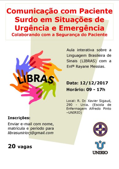 Atividade interativa abordará a Linguagem Brasileira de Sinais - Libras (Imagem: Divulgação)