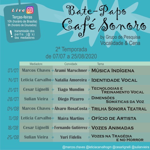Programação Café Sonoro