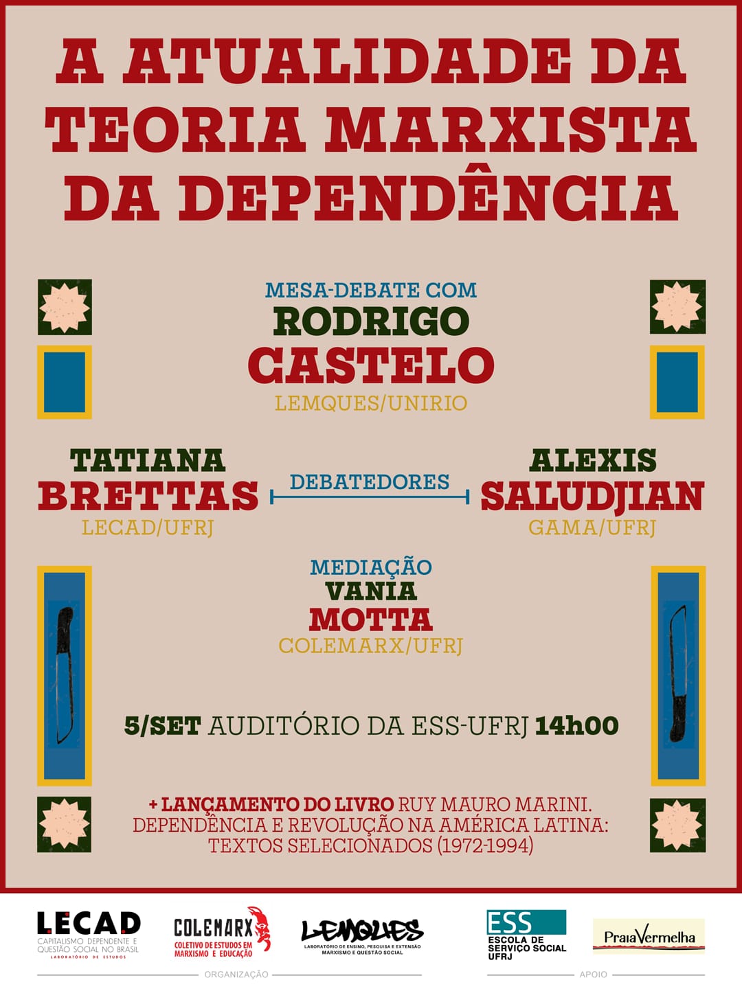 Debate lançamento livro Ruy Mauro Marini