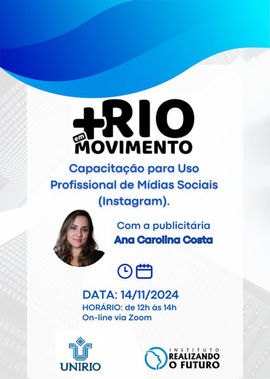 Cartaz capacitação redes sociais