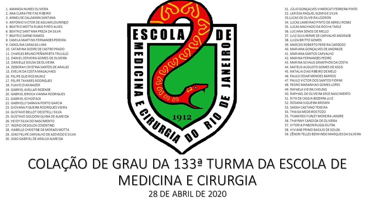 Formatura Medicina turma 133