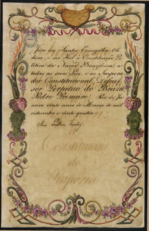 Juramento da Imperatriz Leopoldina (cont)