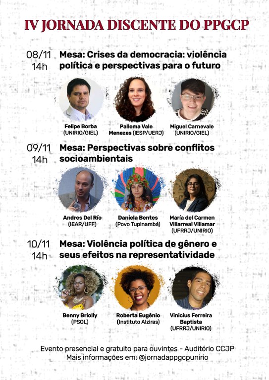Jornada Discente PPGCP