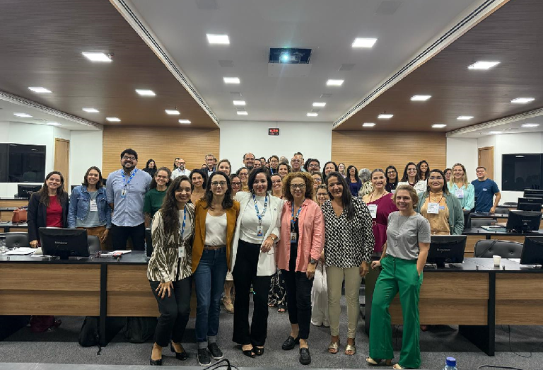 Participantes da oficina de SAN