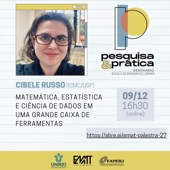 Cartaz palestra Pesquisa e Prática