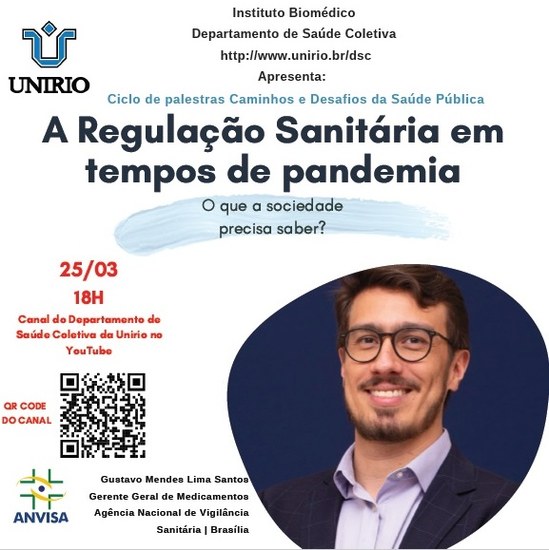 Palestra Regulação Sanitária na Pandemia