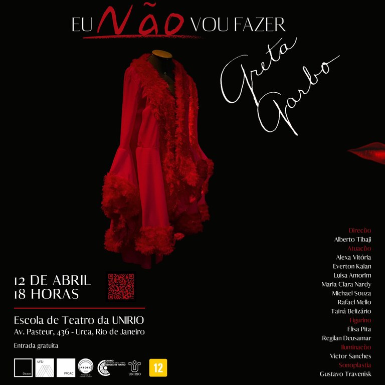Cartaz greta garbo unirio