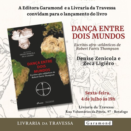 Convite lançamento livro Dança entre dois mundos