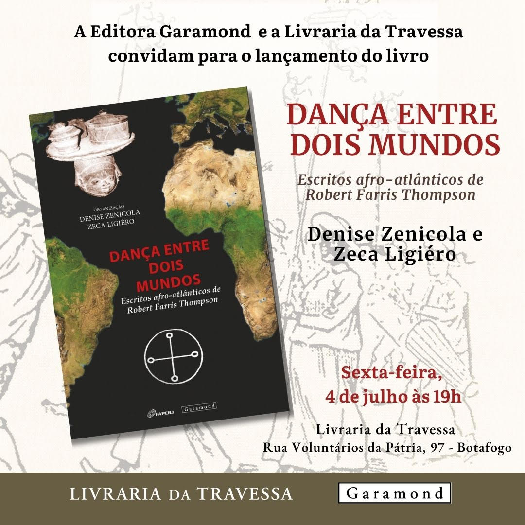 Convite lançamento livro Dança entre dois mundos