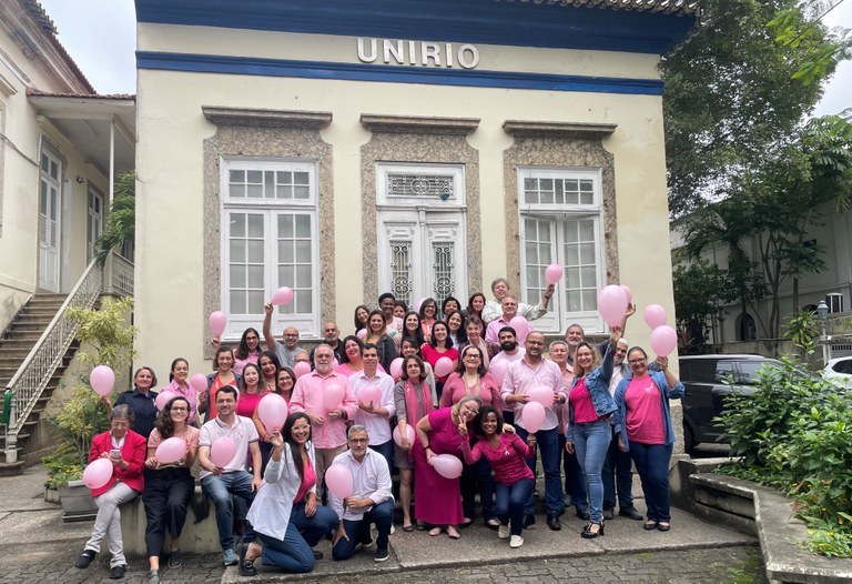 Ação outubro rosa 2022 campus Reitoria