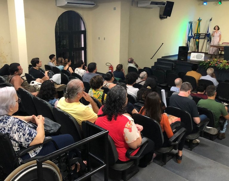 Palestra dia do Paleontólogo