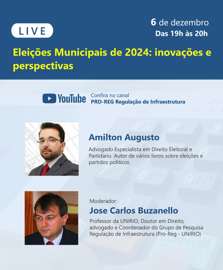 Live Proreg 6 de dezembro