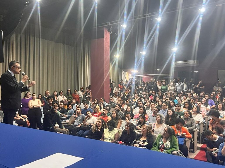 Reitor José da Costa no encerramento da SIA 2023