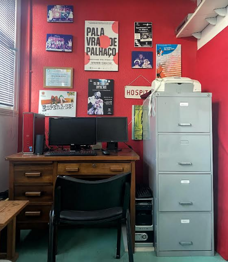 Sala 500, onde fica o acervo do Núcleo do Ator