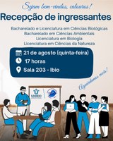 Recepção de ingressantes 2025.2