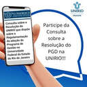 Prorrogado o prazo de consulta sobre a Resolução que dispõe sobre a Regulamentação da adoção do PGD na UNIRIO até 19 de julho Prorrogado o prazo de consulta sobre a Resolução que dispõe sobre a Regulamentação da adoção do PGD na UNIRIO até 19 de julho