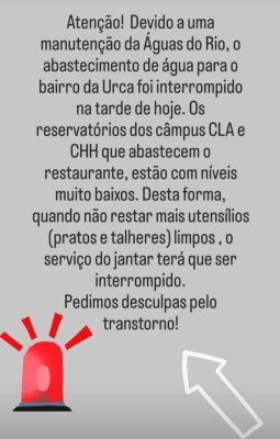 Abastecimento de água - jantar 05-04-23 Abastecimento de água - jantar 05-04-23