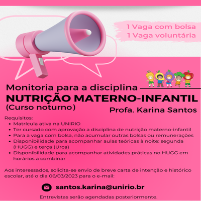 Monitoria Materno-Infantil