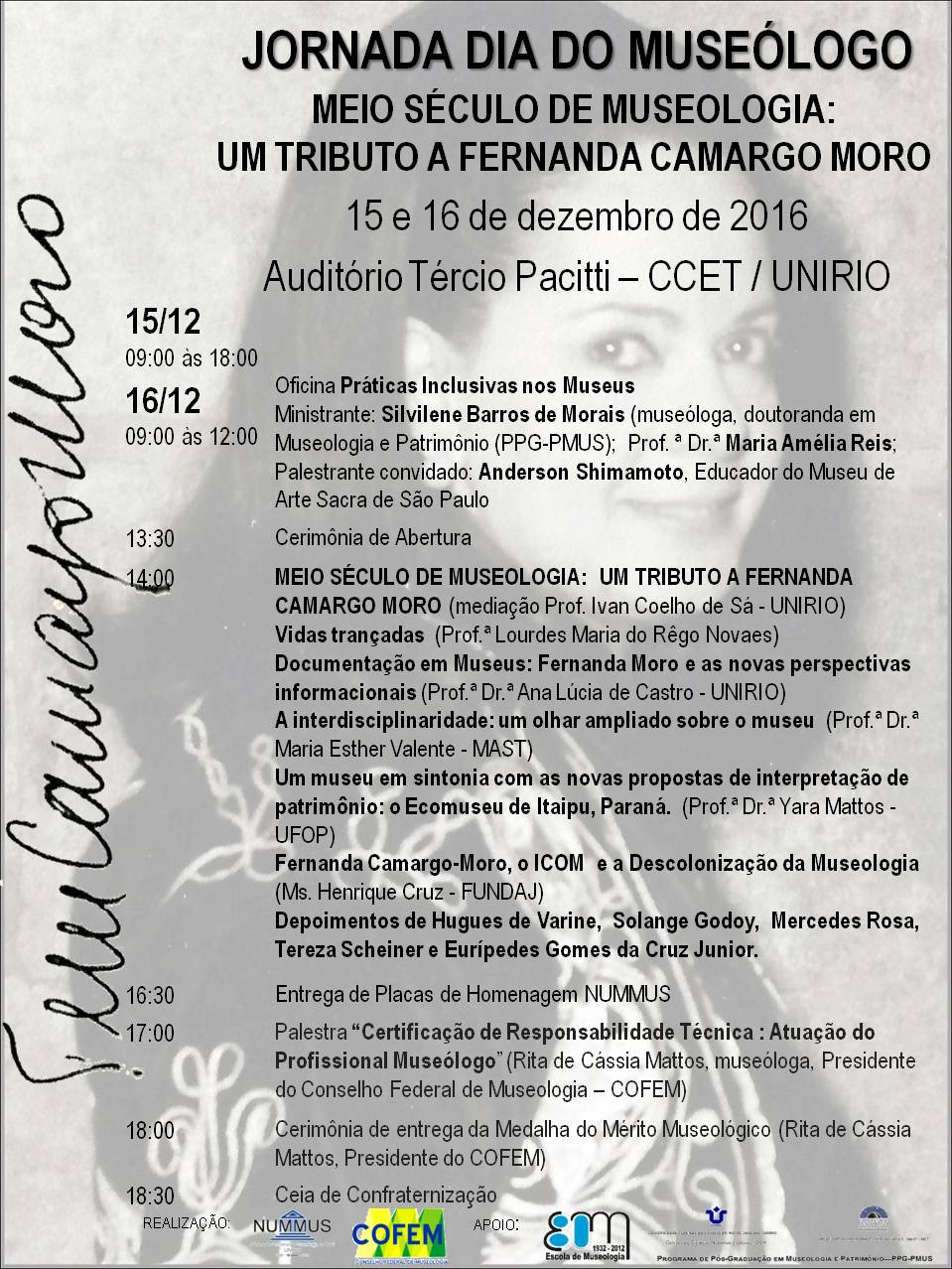 Programação Jornada Dia Museólogo