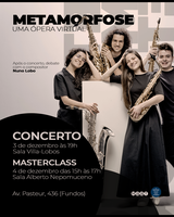 Maat Saxophone Quartet realiza concerto e masterclass no Instituto Villa-Lobos