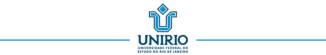 Rodapé UNIRIO Rodapé UNIRIO