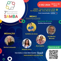 7º Congresso Nacional do Samba acontece no dia 02/12