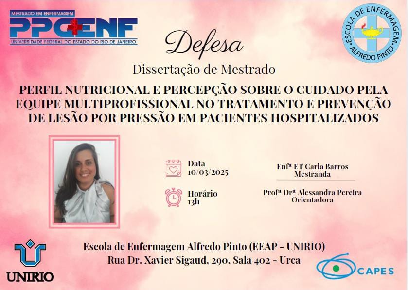 DEFESA DE DISSERTAÇÃO- CARLA FERREIRA  RODRIGUES DIAS BARROS