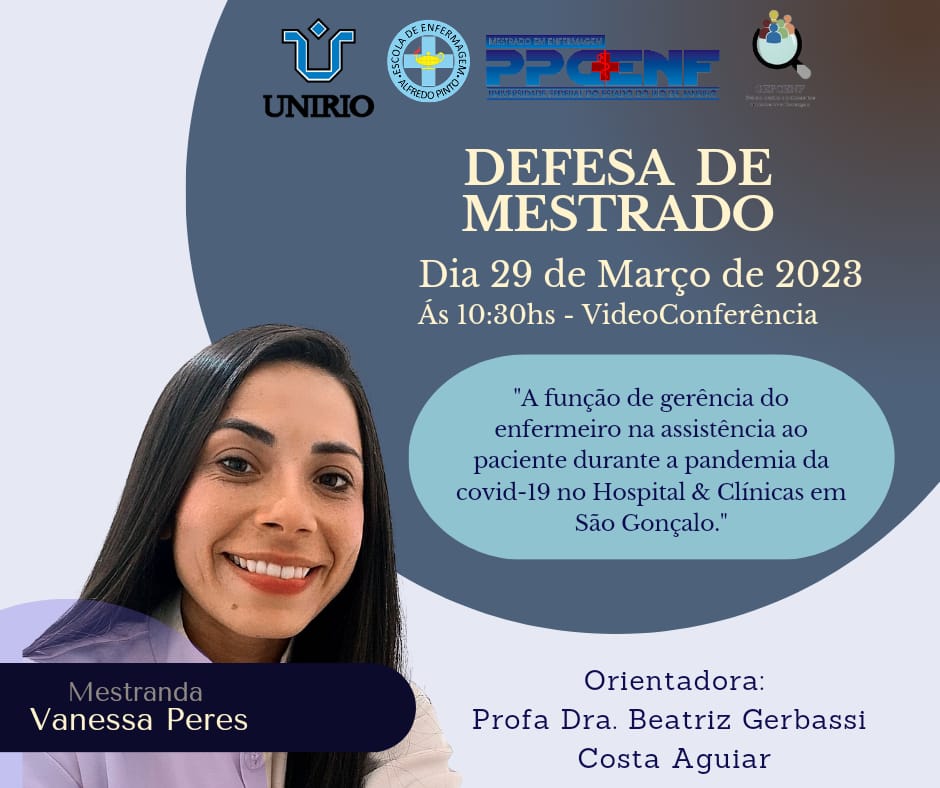 DEFESA DE DISSERTAÇÃO - VANESSA PERES