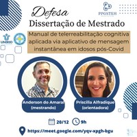 Defesa de produto do mestrando Anderson do Amaral